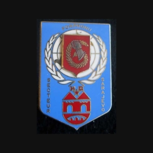 HQ Secteur SARAJEVO FORPRONU 6° mandat 1995 Balme Saumur