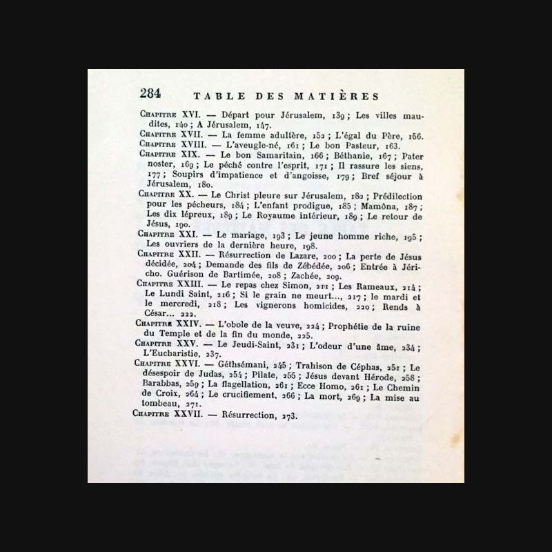 1. Vie de Jésus de François Mauriac aux éditions Flammarion
