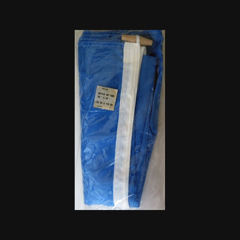 Grand Drapeau de l'ONU de 2,3 x 1,5 m en nylon