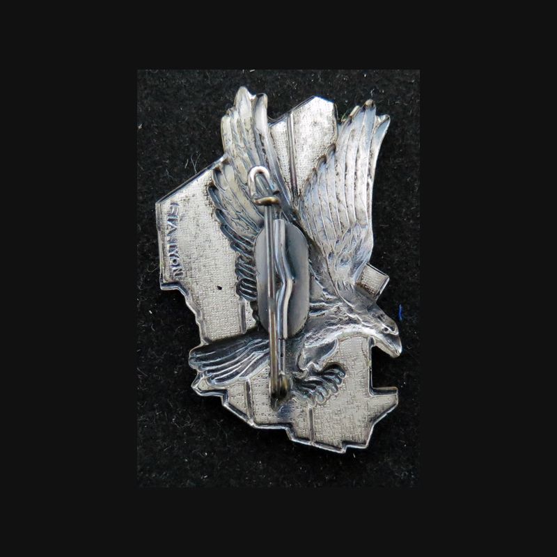 ÉPERVIER : insigne métallique monobloc de l'opération épervier de fabrication FIA Lyon