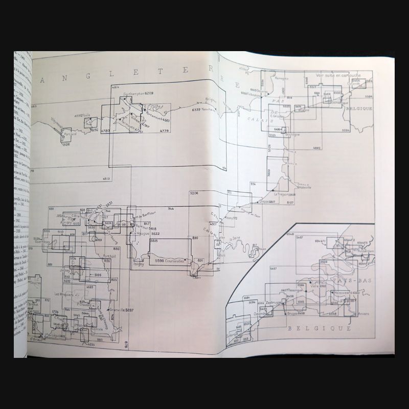 Catalogue - Index des cartes marines des côtes de France et des côtes voisines 1971