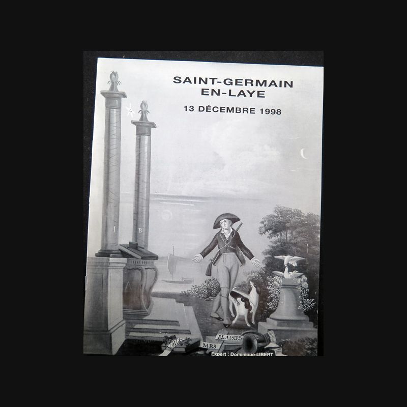 Catalogue vente aux enchères D. Libert St Germain en Laye 1998 Franc maçonnerie