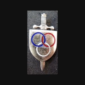 EPS : insigne métallique de moniteur d'éducation physique et sportive