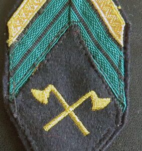 LEGION : Galon de caporal chef de sapeur de la légion étrangère