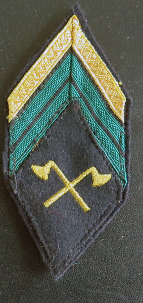 LEGION : Galon de caporal chef de sapeur de la légion étrangère