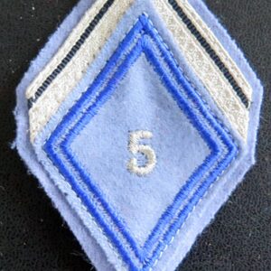 5° BMRG : galon de sergent engagé (ADL) du 5° bataillon du Matériel de réserve générale avec crochets