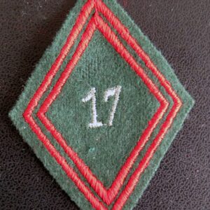 LOSANGE DE BRAS MODÈLE 45 : losange cadre de la 17° compagnie de circulation routière CCR